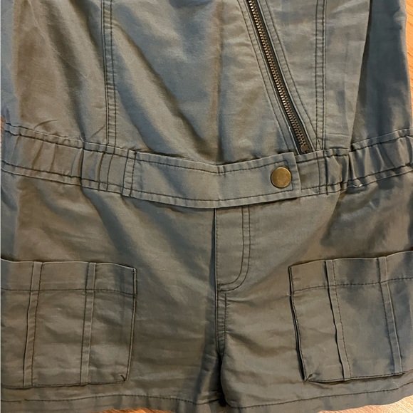 Free People, We the Free, Cargo Moto Romper - Picture 2 of 5